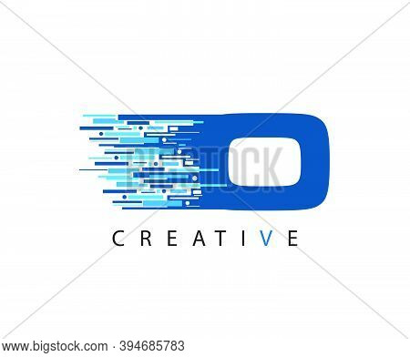 Letter O Digital Network , Technology And Digital Abstract Line O Network Circuit Vector Logo. .