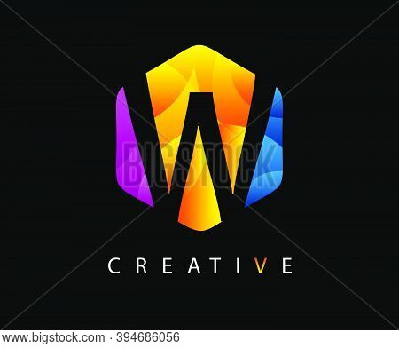 Letter W Digital Network , Technology And Digital Abstract Line W Network Circuit Vector Logo. .