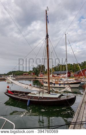 Finland, Aland Islands, Lappo, August - 2019: Lappo Island On The Archipelago Of The Aland Islands I