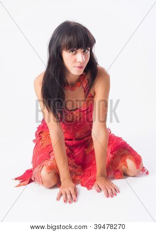 portrait of beautiful girl
