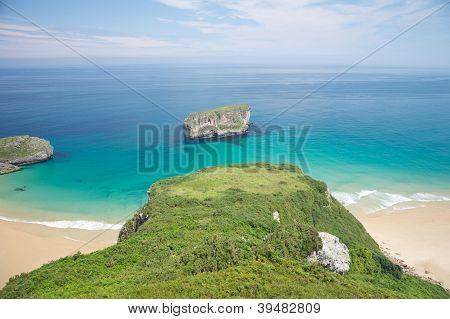เกาะ(เล็ก)ระหว่างสองหาด
