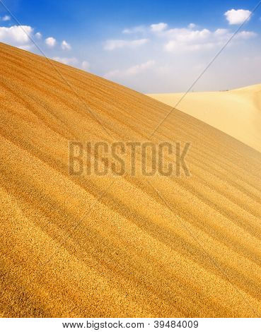 paesaggio del deserto sabbia
