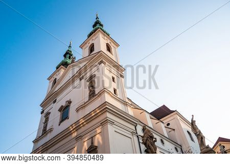 Catholic Church Of Saint Michael In Brno Called Kostel Svateho Michala In Moravia, Czech Republic