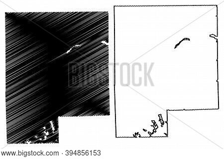 Genesee County, Michigan (u.s. County, United States Of America, Usa, U.s., Us) Map Vector Illustrat