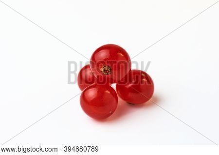 A Small Pile Of Red Ripe Currants