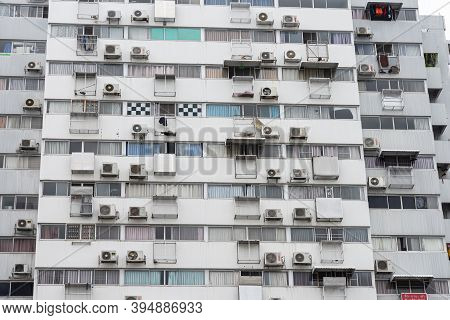 Nonthaburi, Thailand-november 7, 2020: The Residential District Of Condominium Muang Thong Thani On 