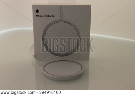 Frankfurt, Germany - November 13th 2020: A German Photographer Bought The New Iphone 12 Pro Max With