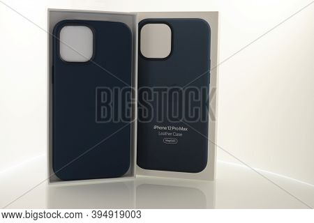 Frankfurt, Germany - November 13th 2020: A German Photographer Bought The New Iphone 12 Pro Max With