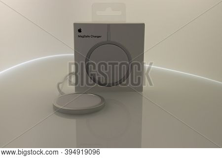 Frankfurt, Germany - November 13th 2020: A German Photographer Bought The New Iphone 12 Pro Max With