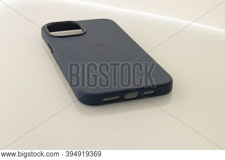 Frankfurt, Germany - November 13th 2020: A German Photographer Bought The New Iphone 12 Pro Max With