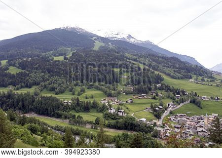 A View Of Bormio From Mountain