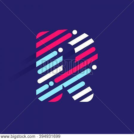 Fast Speed R Letter Vector & Photo (Free Trial) | Bigstock