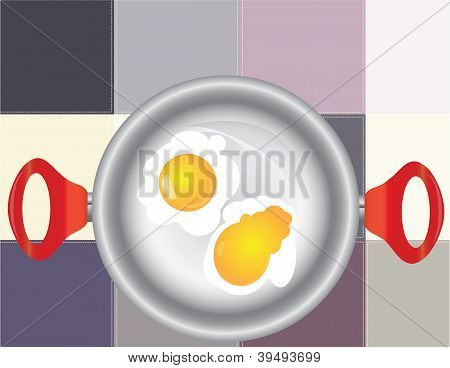 farbige Quadrate Paste mit RÃ¼hrei