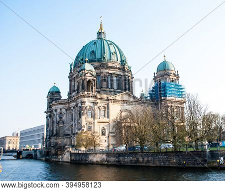 Berlin, Germany, April 7, 2019: Berlin Cathedral On The Spree River