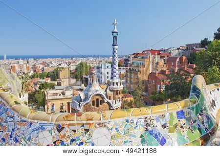View Of Barcelona From Park Guell