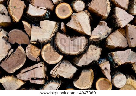 Holz-Haufen