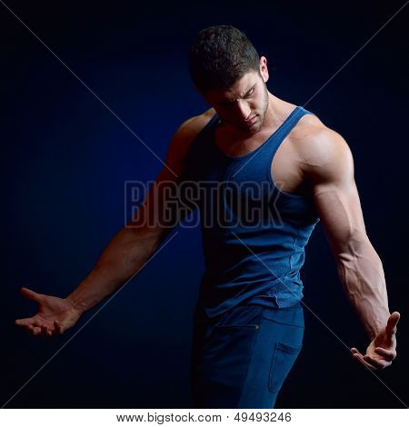 sportliche junge Mann portrait