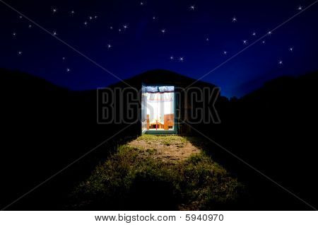 Światło w nocy