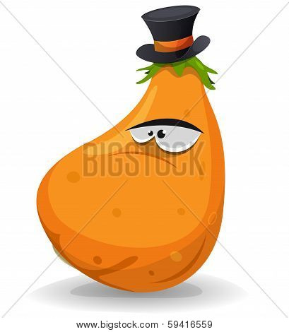 Pumpkin Character With Hat