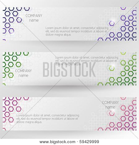 Corporate Honeycomb Banners