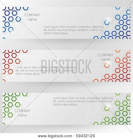 Corporate Honeycomb Banners