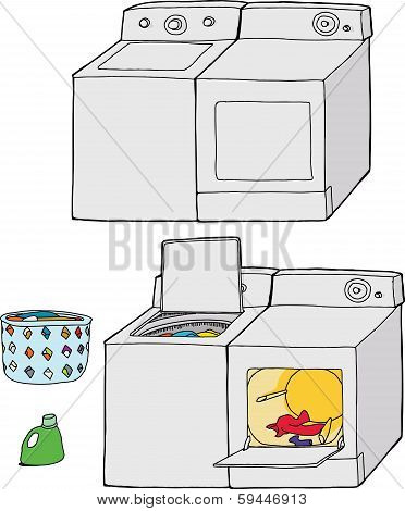 Washing Machine And Dryer