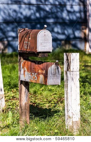 Mailboxes in rural alaska