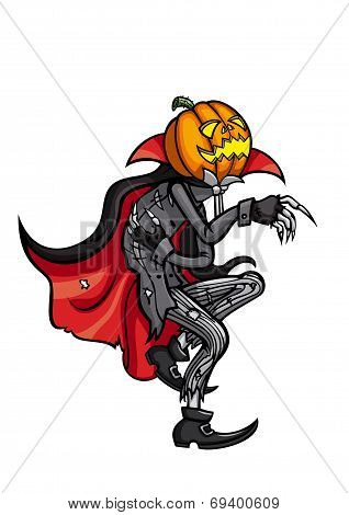 Halloween Laughing Jack Pumpkin Head