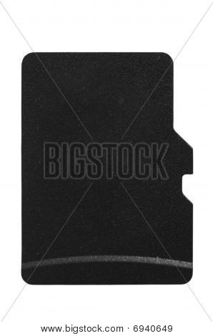 Micro sd Card Isolated On White