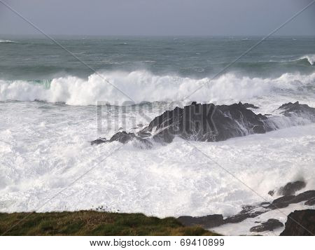 Storm In The Galician Coast