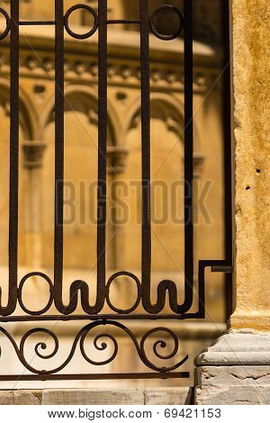 Forged Barrier In The Cathedral Of Leon