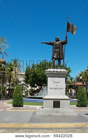 Cristobal Colon Monument. Huelva, Andalucia. Spain