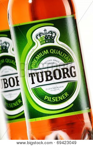 Bottles Of Tuborg Beer