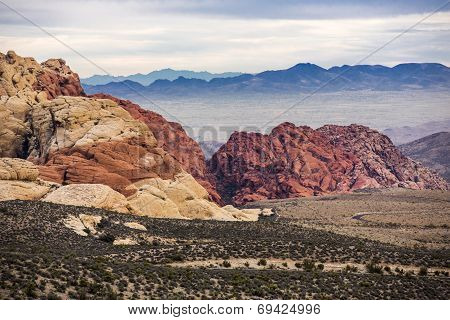 Red Rock Canyon near Las Vegas, Nevada.