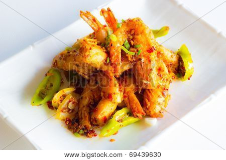 crispy shrimp with pepper