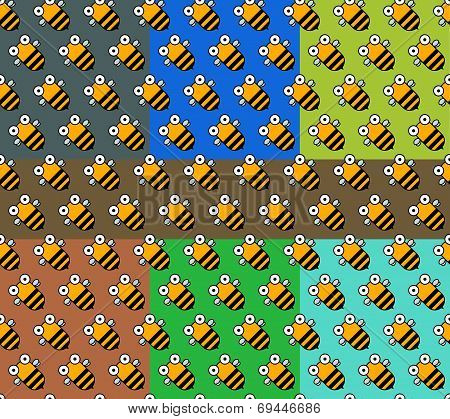 Big Eye Bee Pattern