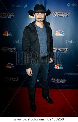NEW YORK-JUL 30: Loop Rawlins attends the 'America's Got Talent' post show red carpet at Radio City Music Hall on July 30, 2014 in New York City.