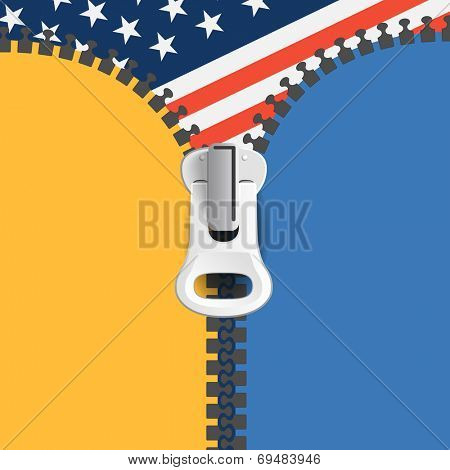 Zipper background