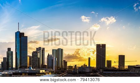 Aerial View Of Frankfurt