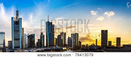 Aerial View Of Frankfurt
