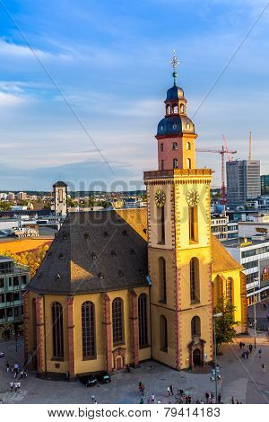 Aerial View Of Frankfurt