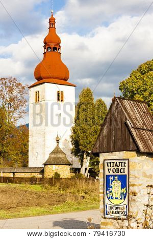 fortified church in Liptovske Matiasovce, Slovakia