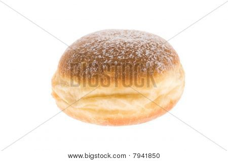Ciambella su sfondo bianco