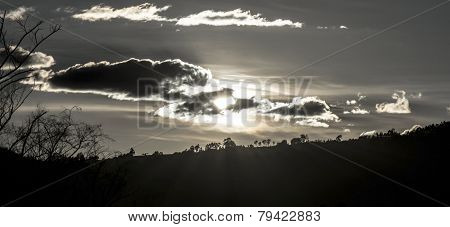 Valley silhouette 01
