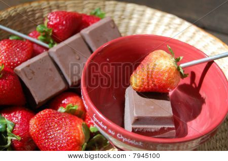 Fondue Strawberries