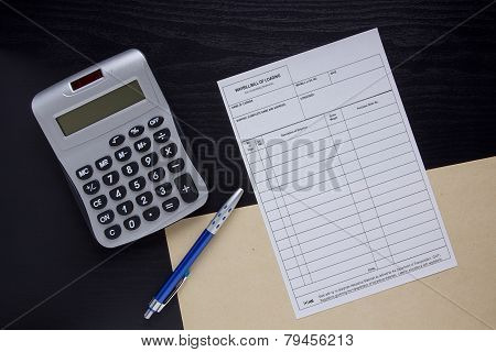 Filling The Financial Invoice