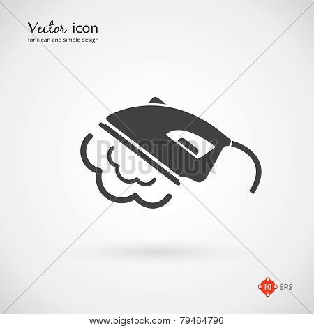 Vector Gray Iron Appliance Icon