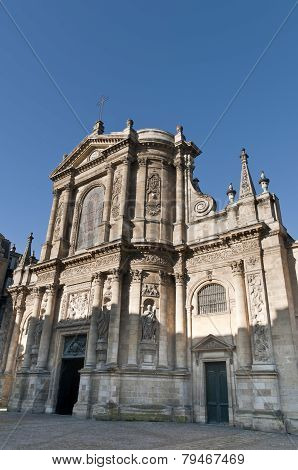 Church Of Notre Dame At Bourdeaux, France