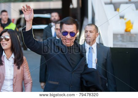 VALENCIA, SPAIN - JANUARY 4: Peter Lim owner of Valencia c.f. during Spanish League match between Valencia CF and Real Madrid at Mestalla Stadium on January 4, 2015 in Valencia, Spain