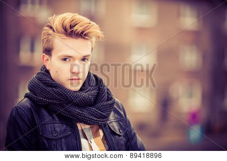 Handsome Fashionable Man Outdoor